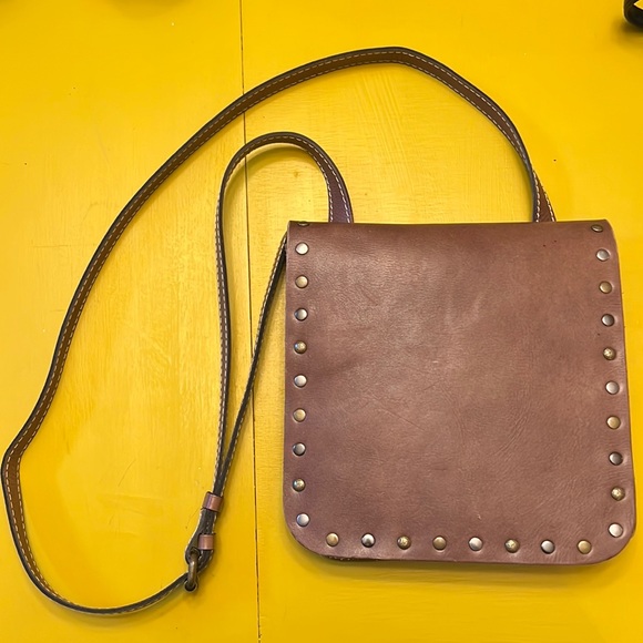Patricia Nash Brown Saddle Bag - Picture 1 of 6